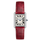 Cartier Tank Louis – Silver-Bordeaux
