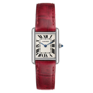 Cartier Tank Louis – Silver-Bordeaux
