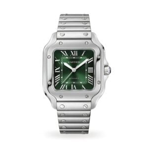 Cartier Santos 40mm – Vert Impérial & Bracelet Acier