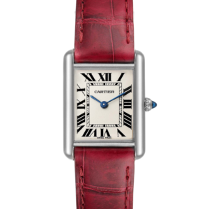 Cartier Tank Louis – Silver-Bordeaux