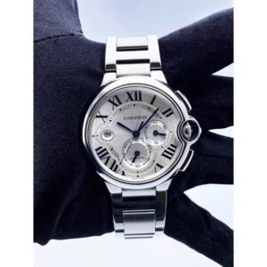 Cartier Ballon Bleu Chronographe Argenté