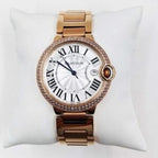 Cartier Ballon Bleu 36 mm – Or Rose & Lunette Diamants