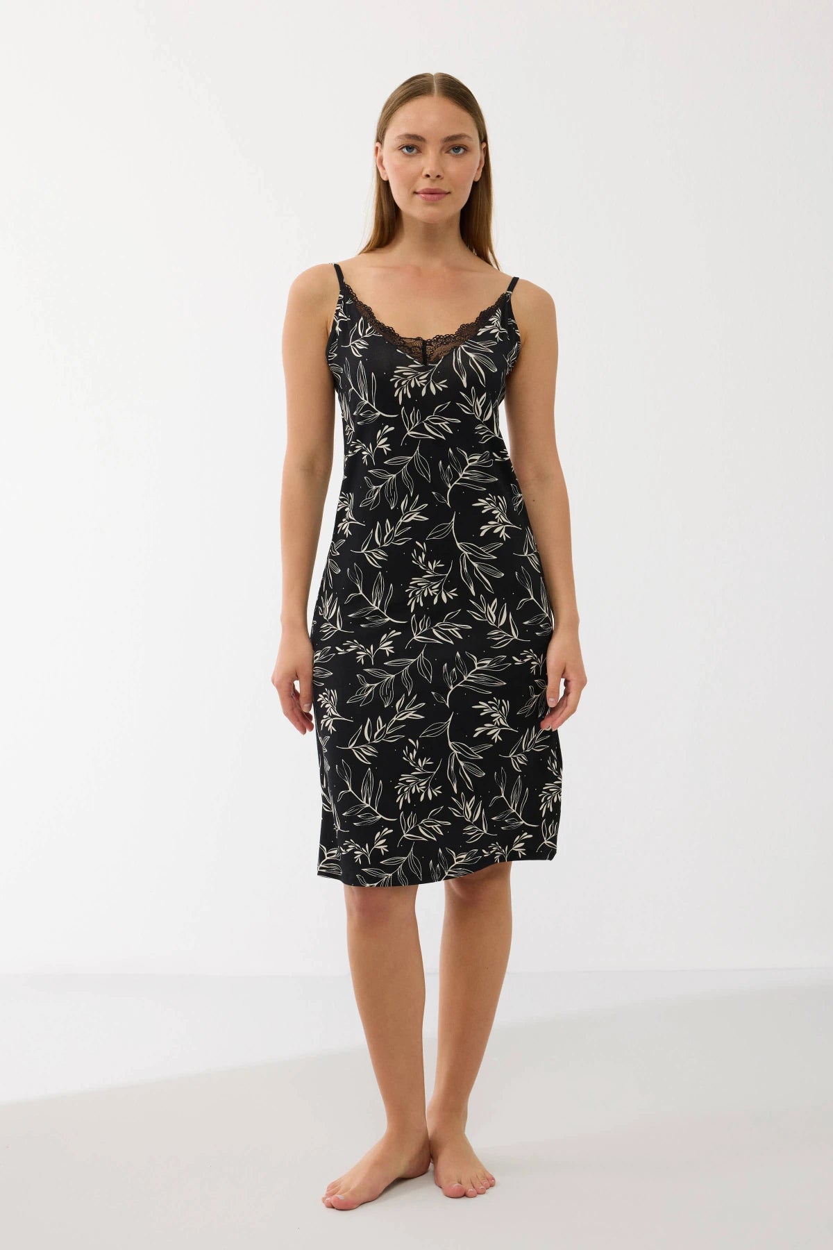 Nuisette en Viscose à motif floral